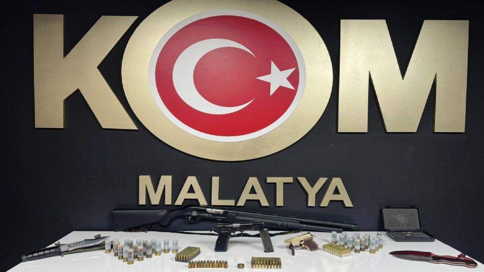 Malatya'da Ruhsatsız Silah Operasyonu: 4 Şüpheliye İşlem