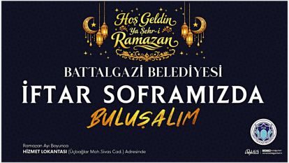 Battalgazi'de İftar Sofraları Hizmet Lokantası'nda