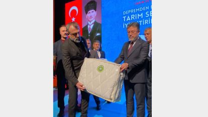 Malatya'dan Bakan Yumaklı'ya Yün-Yorgan Projesi Sunumu