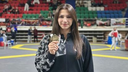 Malatyalı Taekwondocu Zeynep Nil Menekşe Türkiye Şampiyonu Oldu
