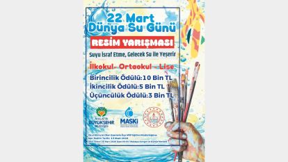 Öğrencilere “Suyu İsraf Etme, Gelecek Su ile Yeşerir” Resim Yarışması 