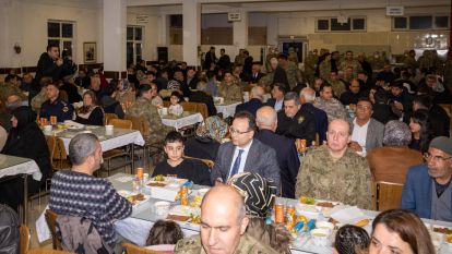 Ordu Karargahında Şehit Aileleri ve Gaziler İçin İftar