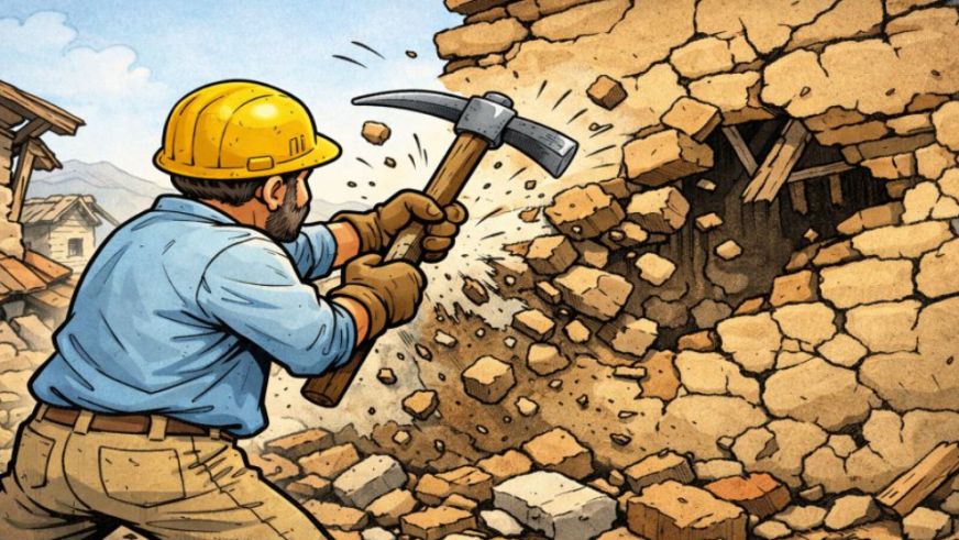 Akçadağ'da Enkaz Kaldırma İhalesi Üç Yıl Sonra Geldi: "Maşallah Çok Erken Oldu"