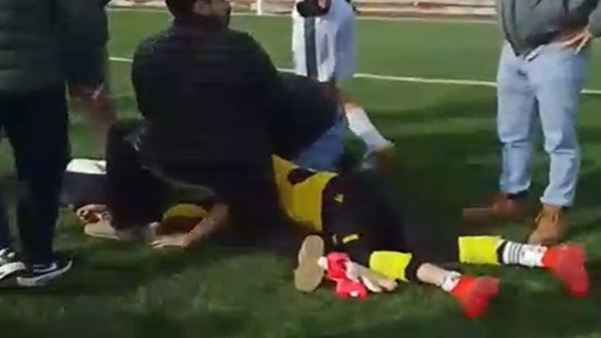 Malatya Amatör Ligde Korku Dolu Dakikalar