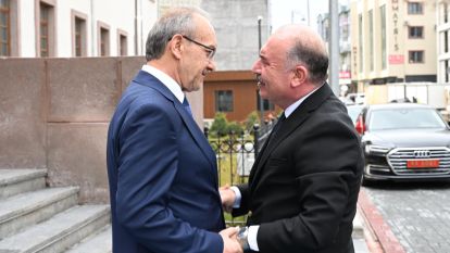 Çorum Valisi Ali Çalgan'dan Malatya Valisi Seddar Yavuz'a Bayram Ziyareti