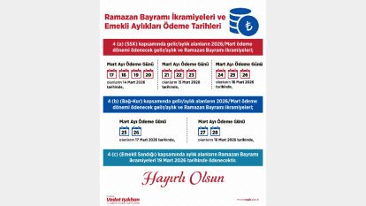 Emekliye Müjde: Bayram İkramiyeleri 14 Mart'ta Başlıyor
