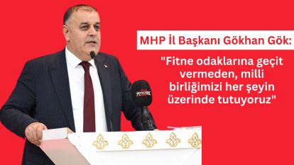 "Fitne odaklarına geçit vermeden, milli birliğimizi her şeyin üzerinde tutuyoruz"