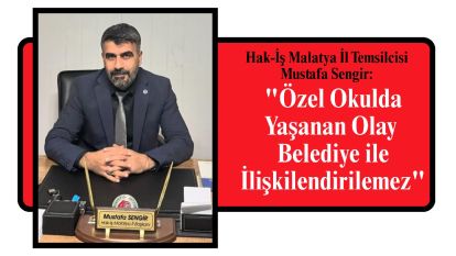 "Özel Okulda Yaşanan Olay Belediye ile İlişkilendirilemez"