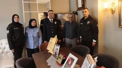 Malatya Emniyeti şehit aileleri ve gaziyi ziyaret etti