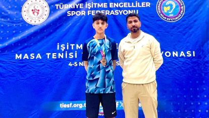 Malatyalı M. Eymen Bayram Masa Tenisinde Türkiye Üçüncüsü Oldu