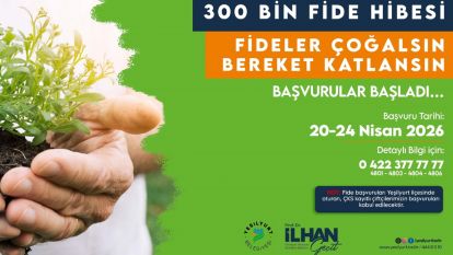 Yeşilyurt Belediyesinden Çiftçilere 300 Bin Adet Fide Desteği