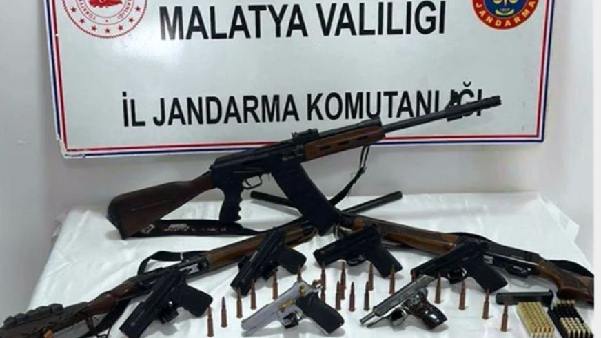 Doğanşehir'de silah operasyonu: 3 şüpheliye işlem