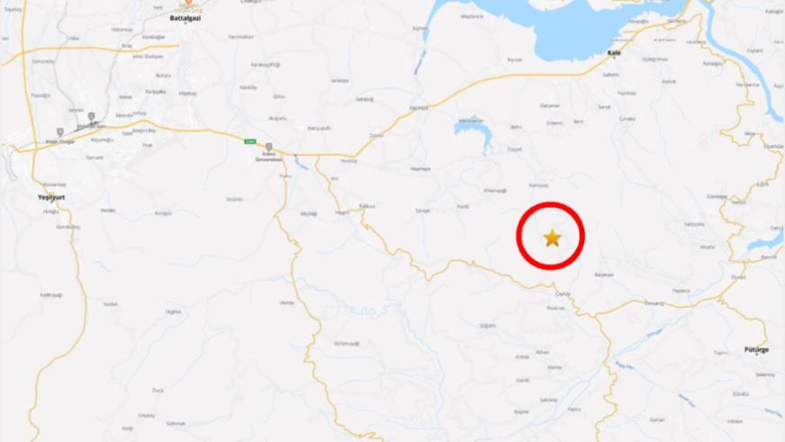 Malatya'da 4.4 ve 3.9 büyüklüğünde deprem