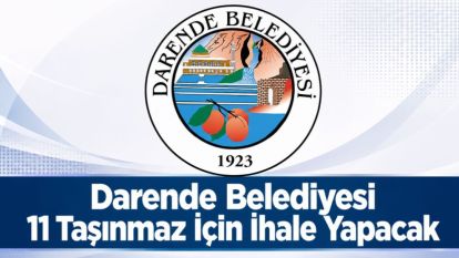 Darende Belediyesi 11 Taşınmaz İçin İhale Yapacak