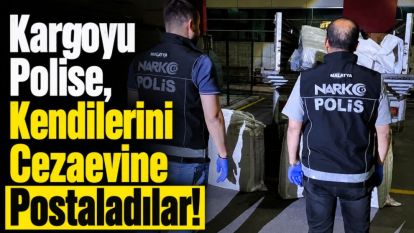Kargoyu Polise, Kendilerini Cezaevine Postaladılar!