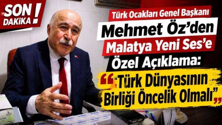 “Türk Dünyasının Birliği Öncelik Olmalı”