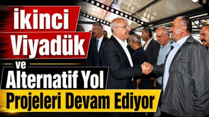 "İkinci Viyadük ve Alternatif Yol Projeleri Devam Ediyor"