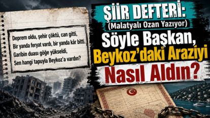 Söyle Başkan, Beykoz'daki Araziyi Nasıl Aldın? 