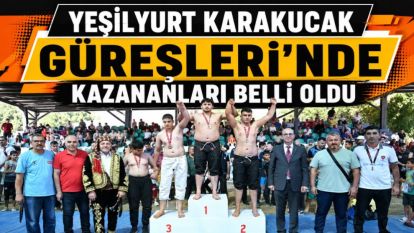 Yeşilyurt Karakucak Güreşleri'nde Kazananları Belli Oldu