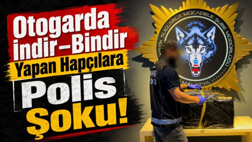 Otogarda İndir-Bindir Yapan Hapçılara Polis Şoku!