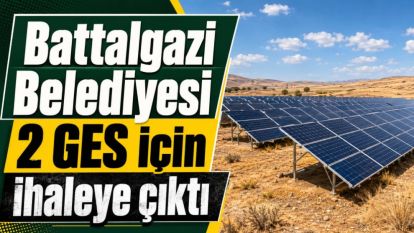 Battalgazi Belediyesi 2 GES için ihaleye çıktı