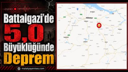 Battalgazi'de 5,0 Büyüklüğünde Deprem
