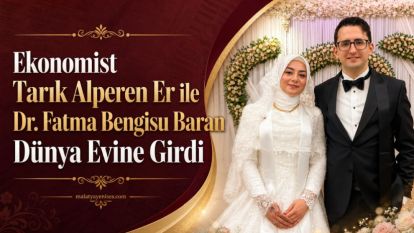 Ekonomist Tarık Alperen Er ile Dr. Fatma Bengisu Baran Dünya Evine Girdi