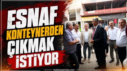 "Esnaf Konteynerden Çıkmak İstiyor"