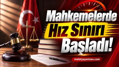 Mahkemelerde Hız Sınırı Başladı!
