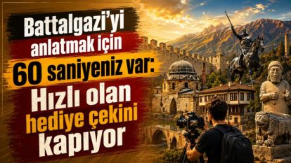 Battalgazi'yi anlatmak için 60 saniyeniz var: Hızlı olan hediye çekini kapıyor