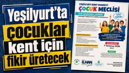 Yeşilyurt'ta çocuklar kent için fikir üretecek