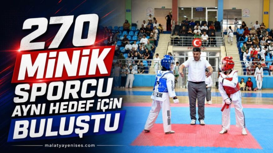 270 Minik Sporcu Aynı Hedef İçin Buluştu
