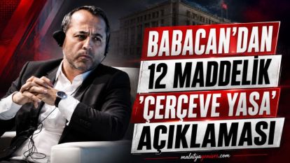 Babacan'dan 12 Maddelik 'Çerçeve Yasa' Açıklaması