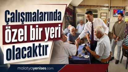 "Çalışmalarında özel bir yeri olacaktır"