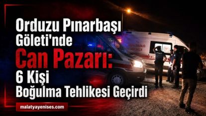 Orduzu Pınarbaşı Göleti'nde Can Pazarı: 6 Kişi Boğulma Tehlikesi Geçirdi
