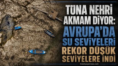 Tuna Nehri Akmam Diyor: Avrupa'da Su Seviyeleri Rekor Düşük Seviyelere İndi