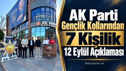 AK Parti Gençlik Kollarından 7 Kişilik 12 Eylül Açıklaması