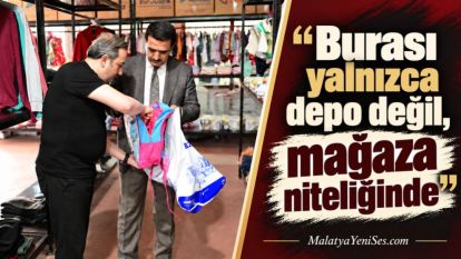 “Burası yalnızca depo değil, mağaza niteliğinde”