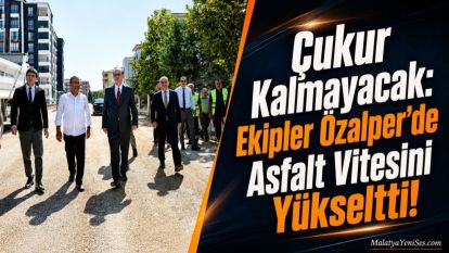 Çukur Kalmayacak: Ekipler Özalper'de Asfalt Vitesini Yükseltti!