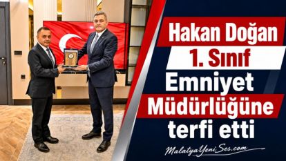 Hakan Doğan 1. Sınıf Emniyet Müdürlüğüne terfi etti