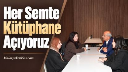 “Her Semte Kütüphane Açıyoruz”