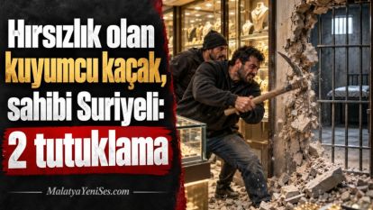 Hırsızlık olan kuyumcu kaçak, sahibi Suriyeli: 2 tutuklama 