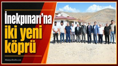 İnekpınarı'na iki yeni köprü