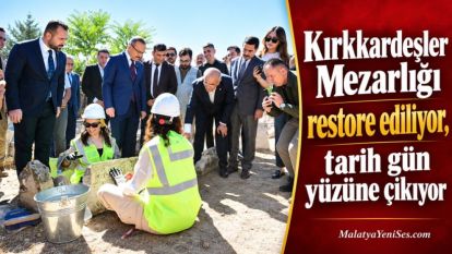 Kırkkardeşler Mezarlığı restore ediliyor, tarih gün yüzüne çıkıyor