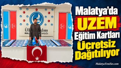 Malatya'da UZEM Eğitim Kartları Ücretsiz Dağıtılıyor
