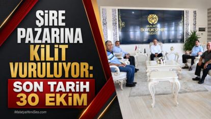Şire Pazarına Kilit Vuruluyor: Son Tarih 30 Ekim