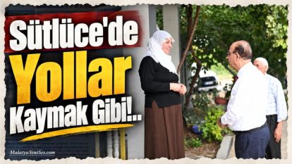 Sütlüce'de Yollar Kaymak Gibi!..