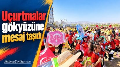 Uçurtmalar gökyüzüne mesaj taşıdı