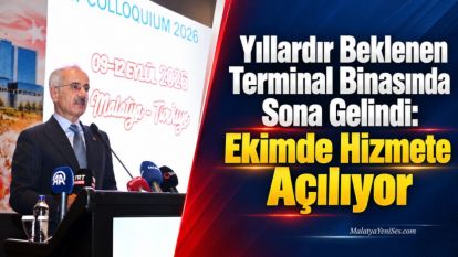 Yıllardır Beklenen Terminal Binasında Sona Gelindi: Ekimde Hizmete Açılıyor