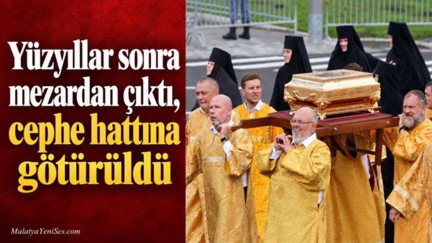Yüzyıllar sonra mezardan çıktı, cephe hattına götürüldü
